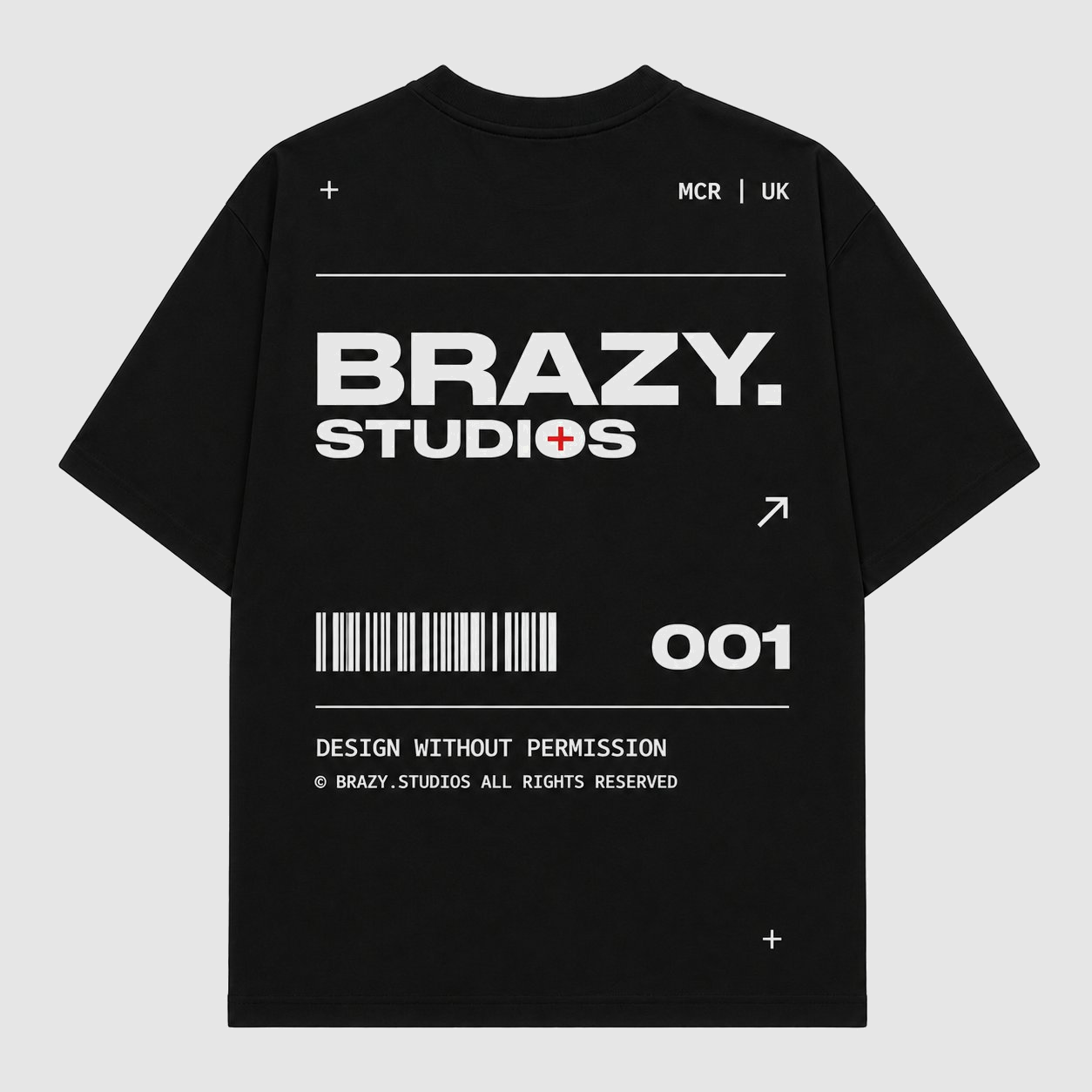 Black T-Shirt Back