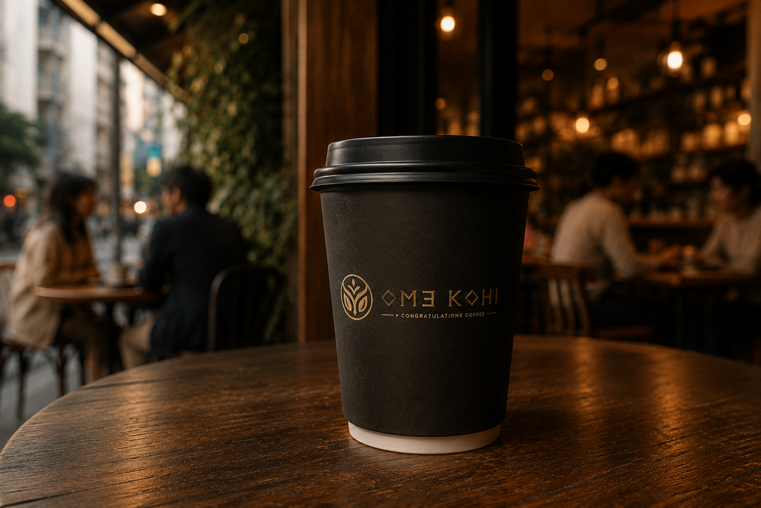 Ome Kohi takeaway cup