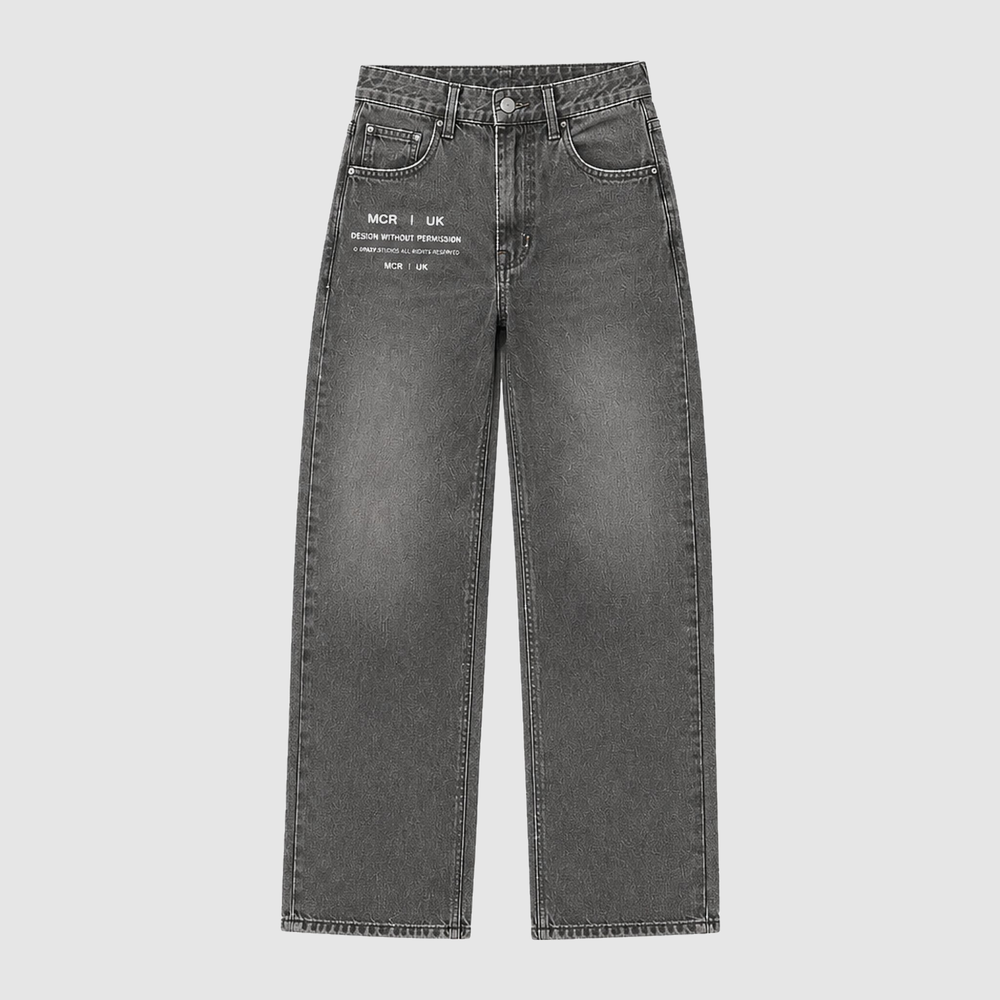 Grey Jeans Front