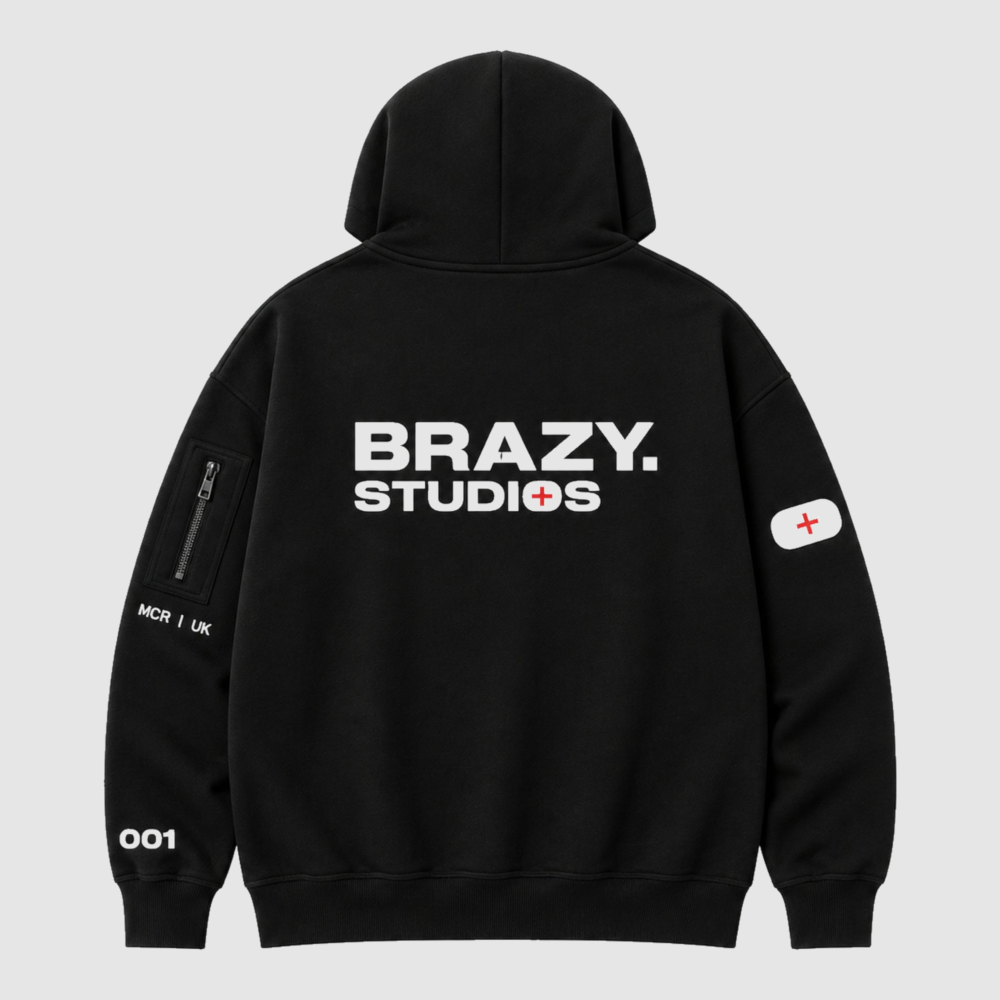 Black Hoodie Back
