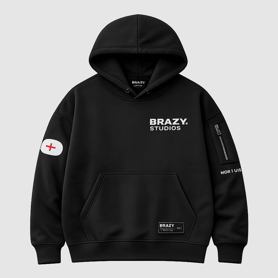 Black Hoodie Front