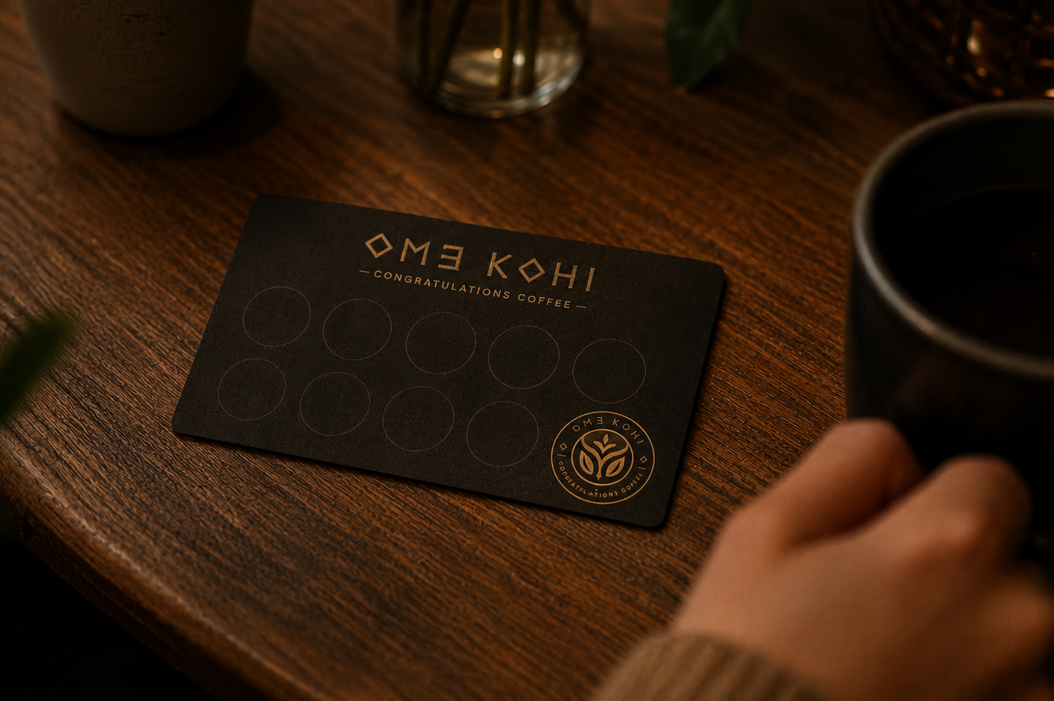 Ome Kohi loyalty card
