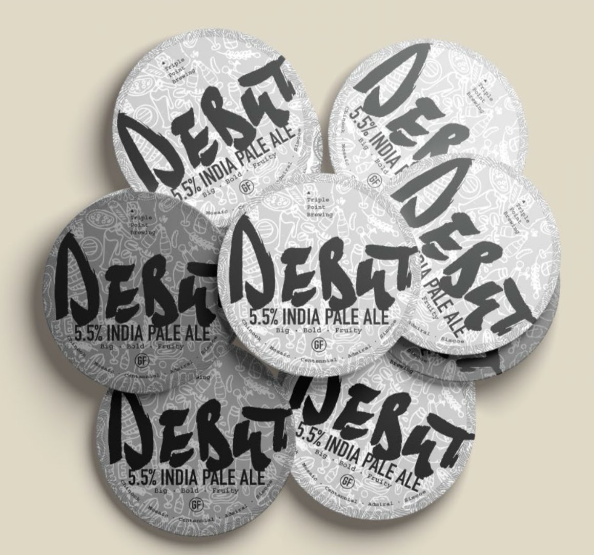 Triple Point Brewing Debut beer mats