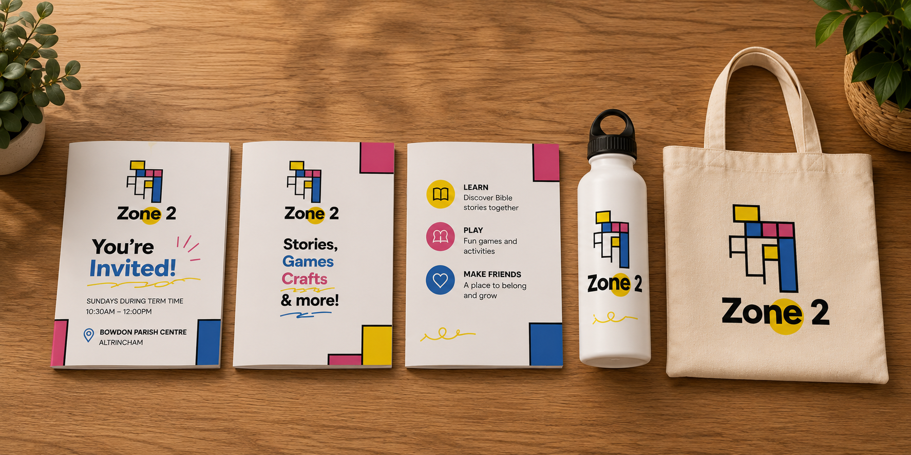 Zone 2 brand materials